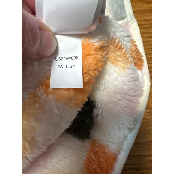 Eddie Bauer Kids Dust Fleece Plush Hooded Jacket Checkered Print XL - Picture 12 of 13